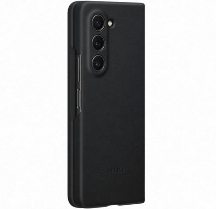 Samsung Etui Z Ekoskóry Do Galaxy Z Fold 5 Czarne - zdjęcie 2