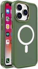Hurtel Magnetyczne Etui Z Magsafe Color Matte Case Do Iphone 15 Zielone