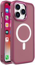 Hurtel Magnetyczne Etui Z Magsafe Color Matte Case Do Iphone 15 Plus Burgundowe