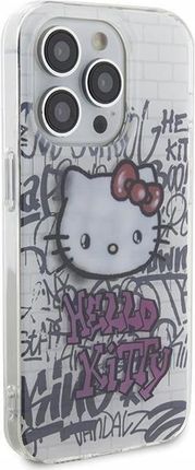 Hello Kitty Etui Iml Kitty On Bricks Graffiti Na Iphone 14 Pro Max Białe - zdjęcie 3