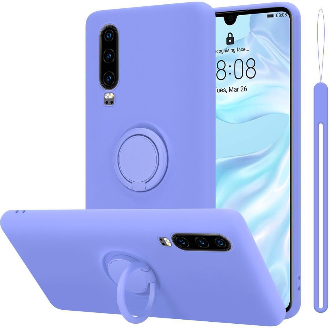Funda | CADORABO Funda para móvil Classy Style, Compatible con Huawei P30 LITE, CLASSY ORO ROSA