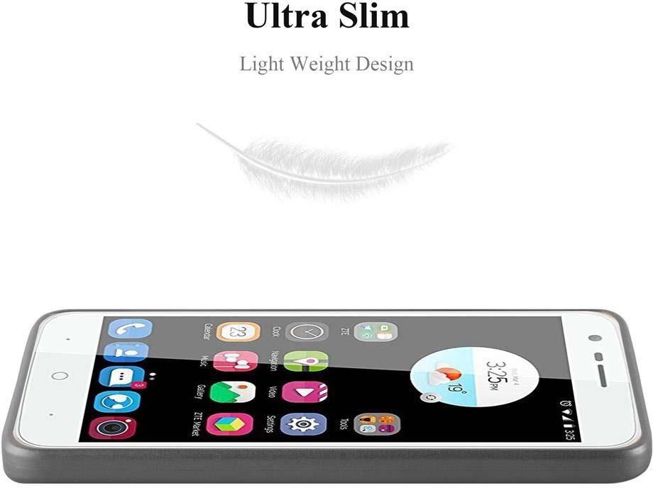 Custodia Libro Portafoglio Per ZTE Blade V8 Mini – Pelle Sintetica Marrone, Con Chiusura Magnetica E Vani Carte - 3