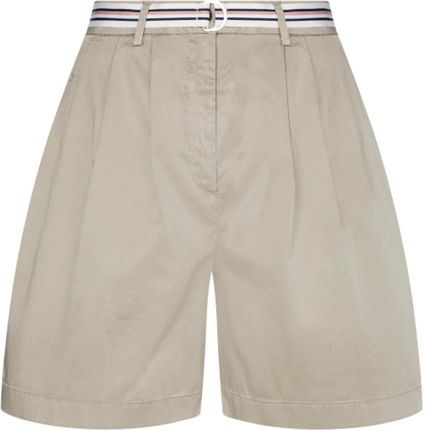 Spodenki damskie Tommy Hilfiger Cotton Modern Chino beżowe XS