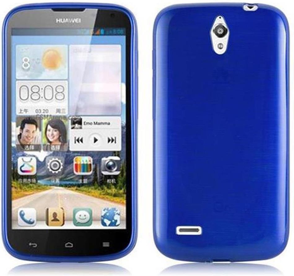 Custodia Huawei Ascend G620 Cadorabo Flip Case Grigio con Porta Carte
