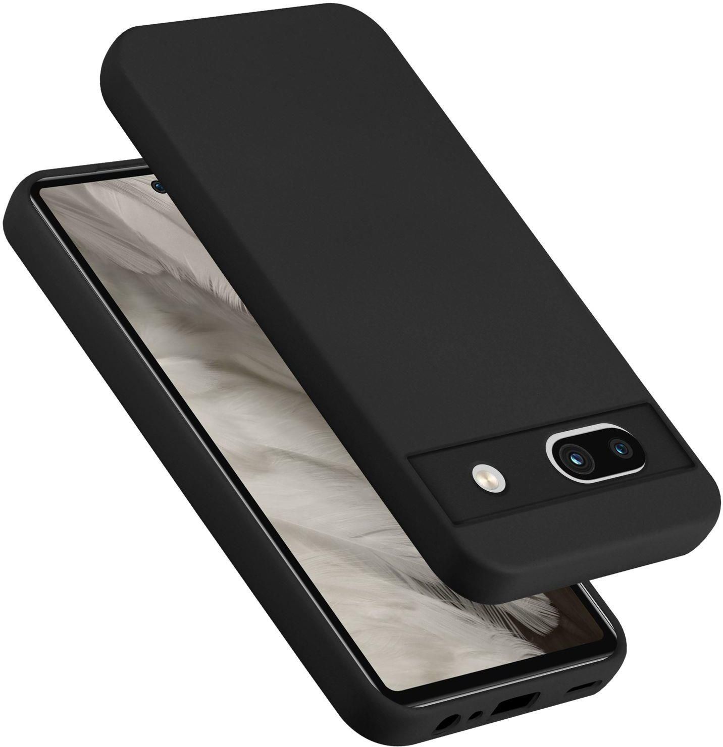 Cadorabo Custodia per Google Pixel 2 XL in Argento Metallico - Morbida Cover Protettiva Sottile di Silicone TPU con Bordo Protezione - Ultra Slim Case Antiurto Gel Back Bumper Guscio
