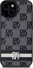 Icableseu Etui Dkny Leather Checkered Mono Pattern Printed Stripes Na Samsung Galaxy S24 Ultra Czarne