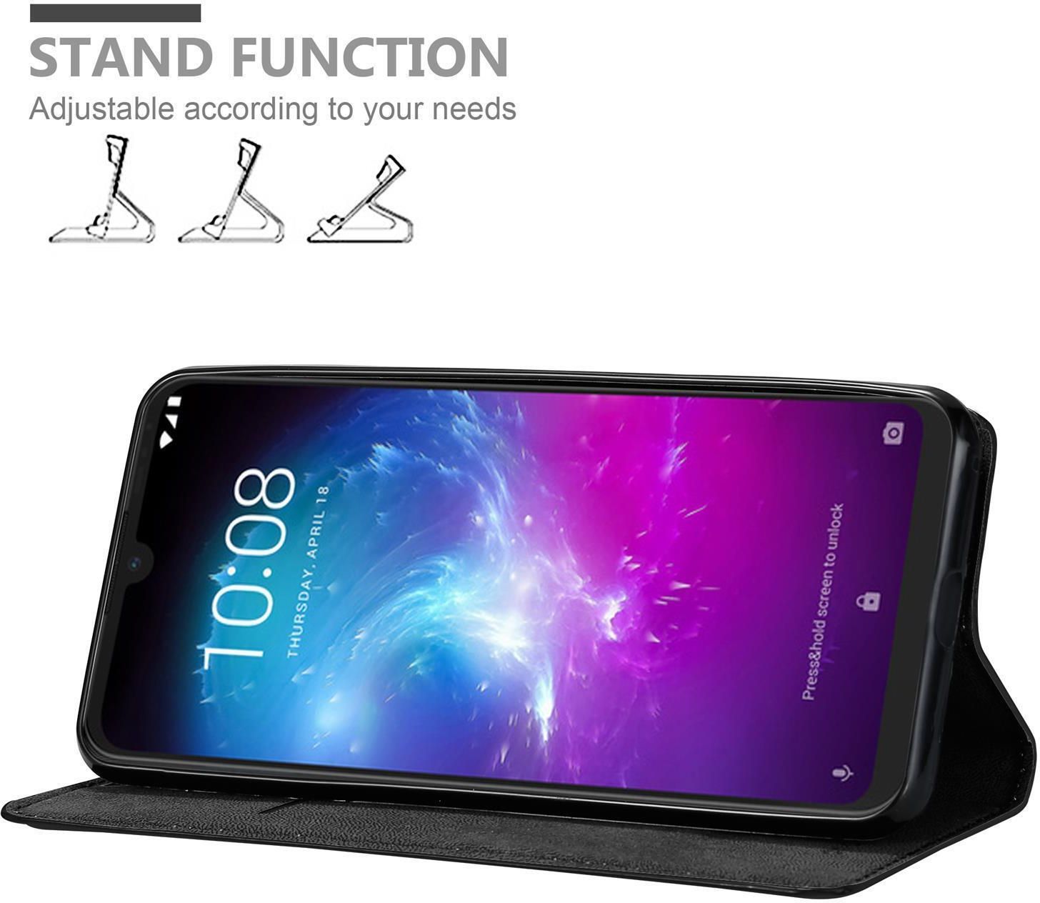Cadorabo Custodia Libro Per ZTE Blade A7 2019: Portafoglio In Pelle Rossa Con Porta Carte, Chiusura Magnetica E Stand