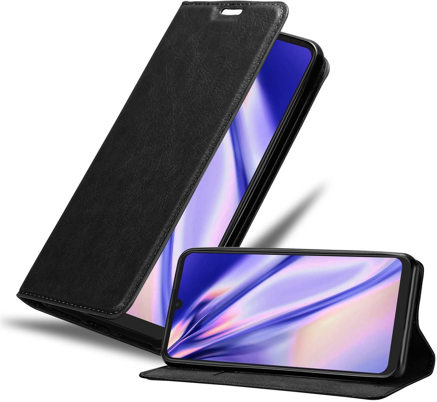 Cadorabo Custodia Flip Con Chiusura Magnetica Per ZTE BLADE V8 – Nero Notte, Pelle Sintetica, Portafoglio