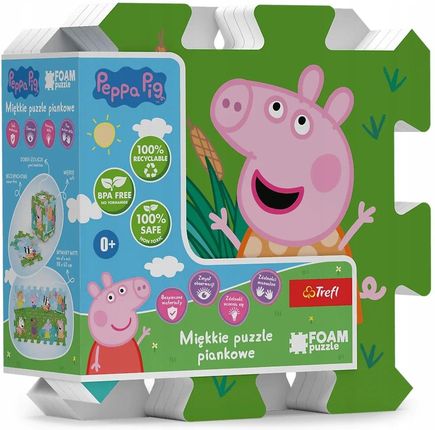 Trefl Układanka Puzzlopianka Świnka Peppa 61612