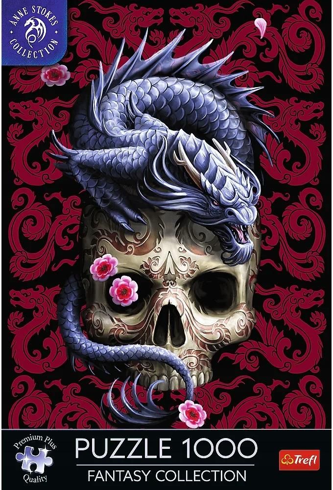 Trefl 1000 Piece Puzzle - Oriental Dragon Fantasy Art By Anne Stokes, Premium Quality - View #7