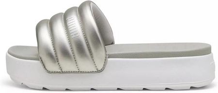 Klapki damskie Puma KARMEN SLIDE PUFFY szare 39539903