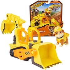 Psi Patrol Rubble & Crew Rubble I Jego Ekipa Zestaw Pojazd Budowlany Koparka + Figurka Rubble