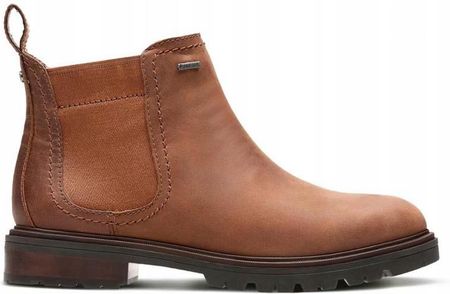 Botki Clarks DoxburyjazzGTX brązowe skórzane wodoodporne 37