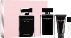 NARCISO RODRIGUEZ FOR HER MINI 10ML + FOR HER WODA TOALETOWA - 100ML + BALSAM DO CIAŁA - 50ML