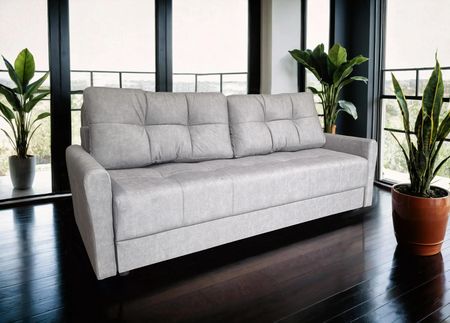 Sofa Ella pikowana z funkcją spania, pojemnik na pościel 225x95 cm