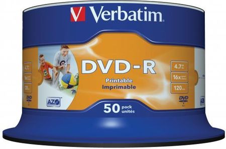 Verbatim DVD-R 16x 4.7GB 50P (43533)