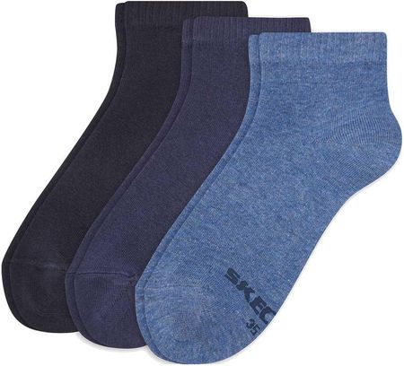 Skechers USA Basic Quarter Socks 3-Pack Women - Rozmiar 39-42