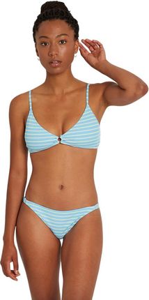 Góra od bikini Volcom Next niebieski w paski  XS