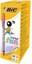 Zdjęcie Bic Monkeysproducts Pudełko Długopisów Z Tuszem Olejowym Cristal Fun 895793/ 20 Sztuk - Gdańsk