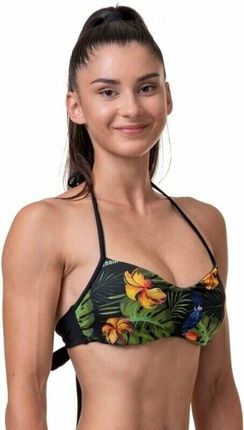 Nebbia Earth Powered Bikini Top Jungle Green S Dámske plavky