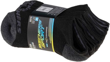 Skechers Skarpetki 6PK NO Show Socks, S108264BLK