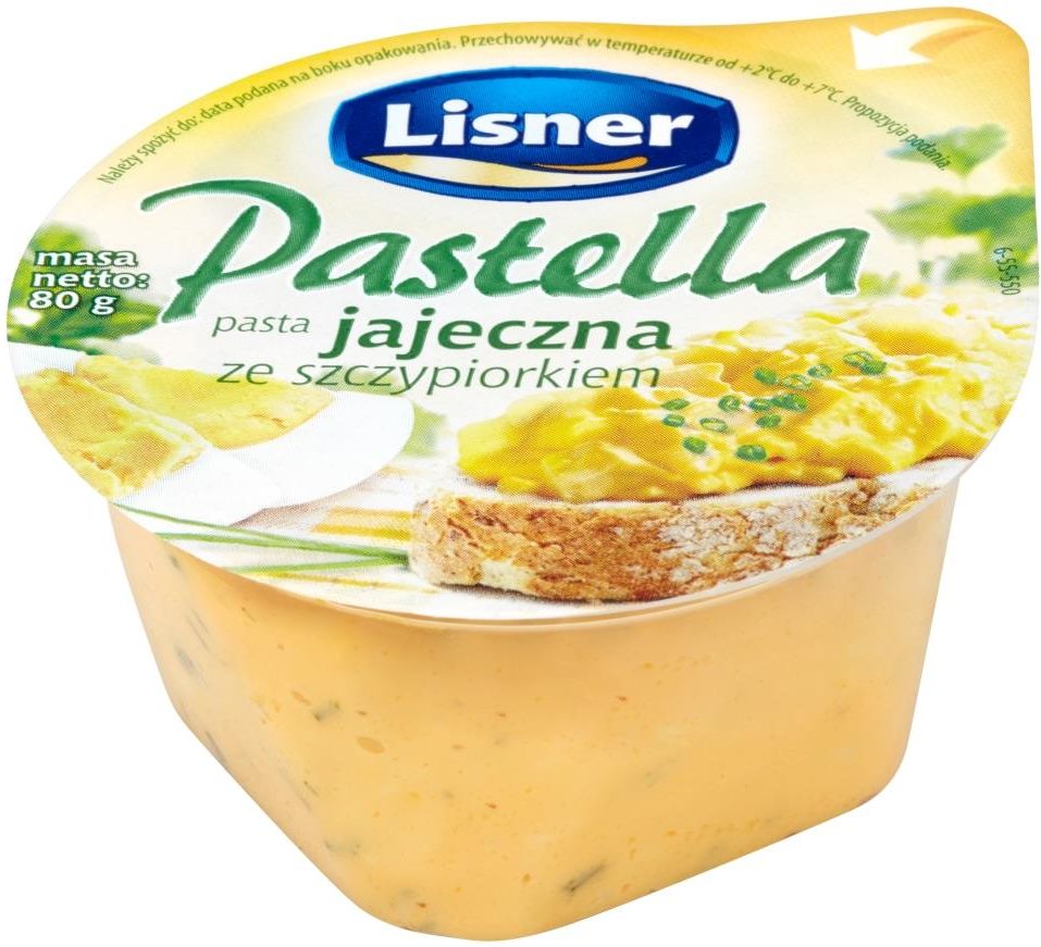 Lisner Pastella Pasta jajeczna ze szczypiorkiem 80g Ceny i opinie