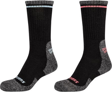 Skechers 2PPK Women Trail Wool Socks SK41105-9999, Skarpety, damskie, różowy