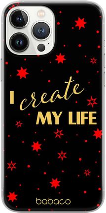 Babaco Etui Do Samsung S10 Lite/A91 Positive Vibes 006 Nadruk Pełny Czarny