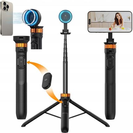 Kijek SELFIE Stick Statyw 162cm na Magnes MagSafe Telefon Smartfon + PILOT / KF09.139