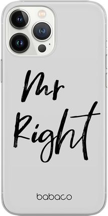 Babaco Etui Do Samsung S10 Plus Mr Right 001 Nadruk Pełny Szary