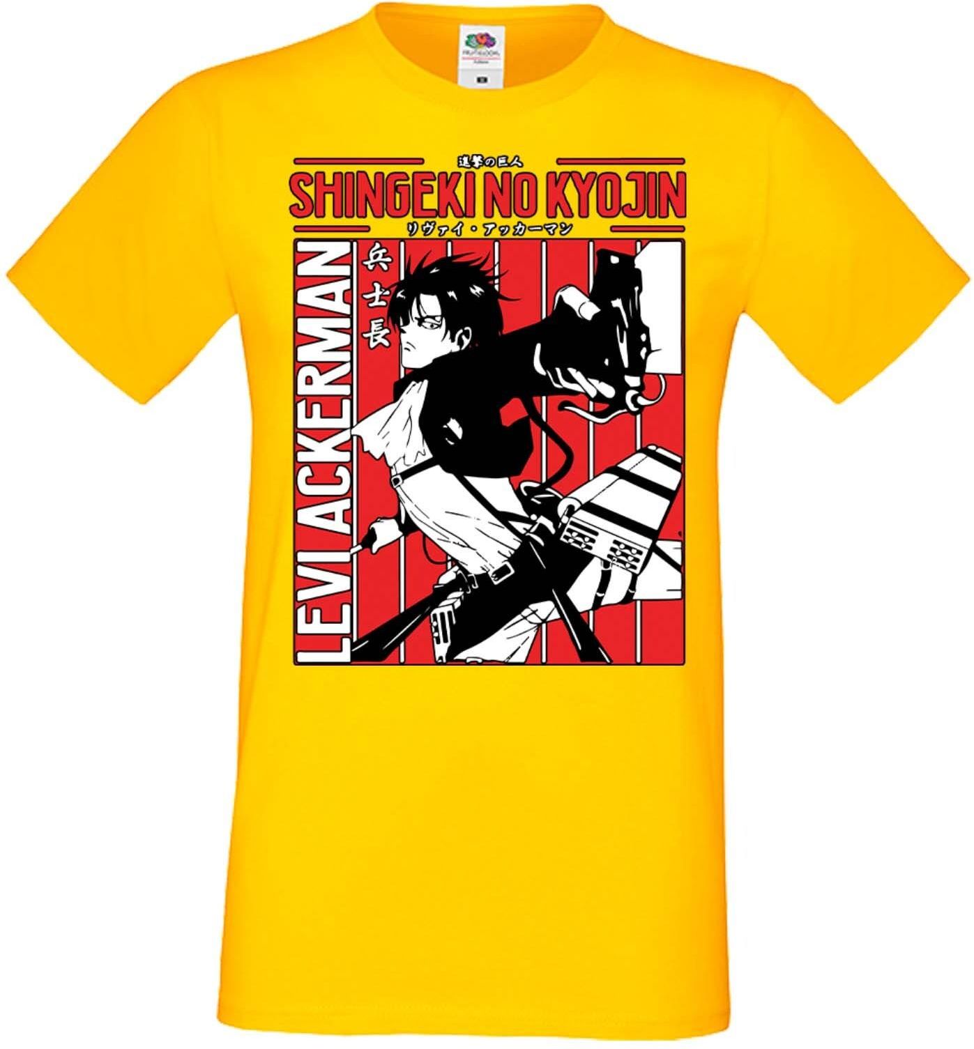 Ackerman Titan męska koszulka Comics Manga Japan Anime Animation Gift