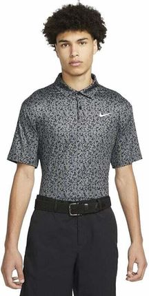 Męska koszulka polo Nike Dri-Fit Tour Camo Golf Iron Grey/White S