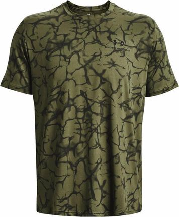 Under Armour Męskie UA Rush Energy Print Marine OD Marine OD Green/Black XS Fitness tričko