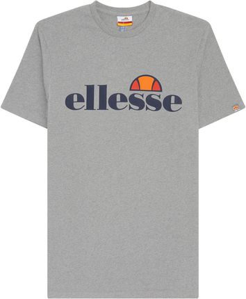 ellesse Koszulka męska SL PRADO TEE - krótki rękaw, okrągły dekolt, nadruk logo szary L