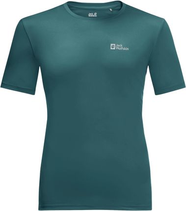 Jack Wolfskin Tech Tee M 1807072-4299, T-shirt, męski, zielony