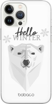 Babaco Etui Do Samsung A52 5G / A52 Lte 4G / A52S 5G Winter 003 Nadruk Pełny Biały