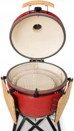 Grill Ceramiczny Na Węgiel Kamado Bono Limited Czerwony - zdjęcie 6