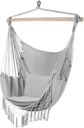 Gardlov 23671 Brazylijski Wiszący Fotel Bujany 130x97cm Szary
