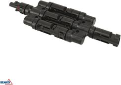 Złącze kablowe solarne konektor MC4 1000V potrójne równoległe IP67 Schelinger E09-SC4-1,0KV-3T