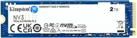 Kingston NV3 M.2 Pcie 4.0 NVMe 2TB (SNV3S2000G)