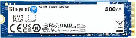 Kingston NV3 M.2 Pcie 4.0 NVMe 500GB (SNV3S500G)