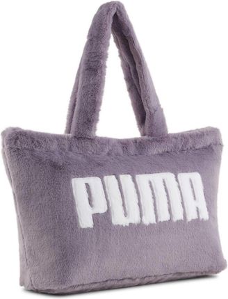 Torba sportowa damska Puma CORE FUR SHOPPER fioletowa 09065602