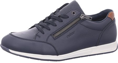 Rieker - Sneaker blue combi, rozmiar:42, kolor:ocean/amaretto/lake 14