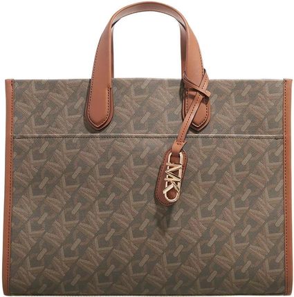 Michael Kors Gigi Large Grab Tote Brown Bagaż