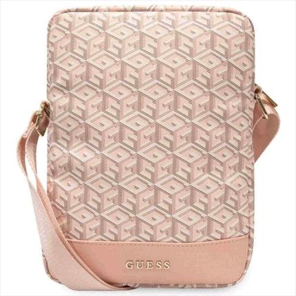 Torba Guess Gutb10Hgcfsep 10 - Różowe Gcube Stripe Tablet Bag