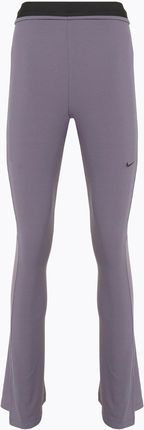 Legginsy damskie Nike Sportswear Chill Knit Mini-Rib Flared daybreak/black | WYSYŁKA W 24H | 30 DNI NA ZWROT Wiosna 2024