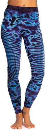 PANASIAM Legginsy Batik Słońce | spodnie do jogi treningowe fitness legginsy sportowe elastyczne