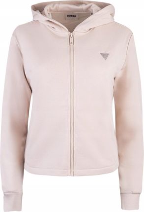 Guess Bluza Damska Skylar Full Zip Hood Beżowa r.S