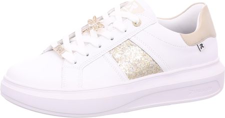 Rieker - Sneaker white combi, rozmiar:37, kolor:white/shell/gold-silver 82