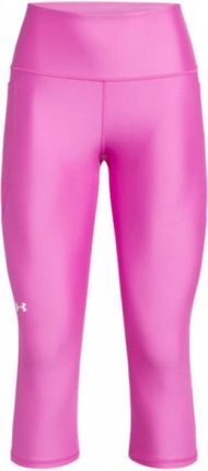 Damskie legginsy treningowe Under Armour Tech Hi Capri - różowe